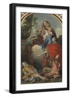 St. Oswald Who Asks for the Healing of the Child-Giandomenico Tiepolo-Framed Giclee Print