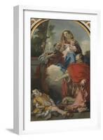 St. Oswald Who Asks for the Healing of the Child-Giandomenico Tiepolo-Framed Giclee Print