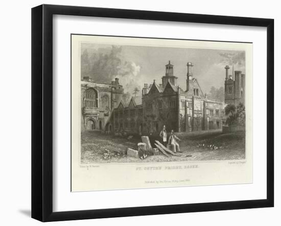 St Osyth's Priory, Essex-William Henry Bartlett-Framed Giclee Print