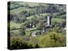 St. Pancras Church, Widecombe in the Moor, Dartmoor, Devon, England, United Kingdom, Europe-David Lomax-Stretched Canvas