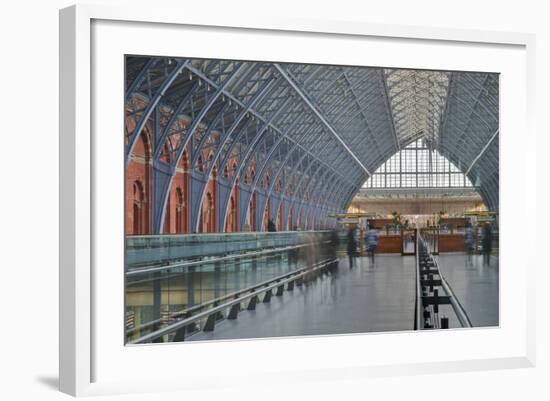 St. Pancras International Railway Station, London, England, United Kingdom, Europe-Julian Elliott-Framed Photographic Print