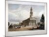 St Pancras New Church on the Euston Road, London, C1822-T Kearnan-Mounted Giclee Print