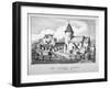 St Pancras Old Church, London, 1721-JC Deeley-Framed Giclee Print