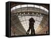 St. Pancras Station, London, England-Jon Arnold-Framed Stretched Canvas