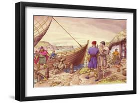 St Patrick of Ireland-Pat Nicolle-Framed Giclee Print