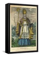 St Patrick, Pub. Currier and Ives, C.1860-null-Framed Stretched Canvas