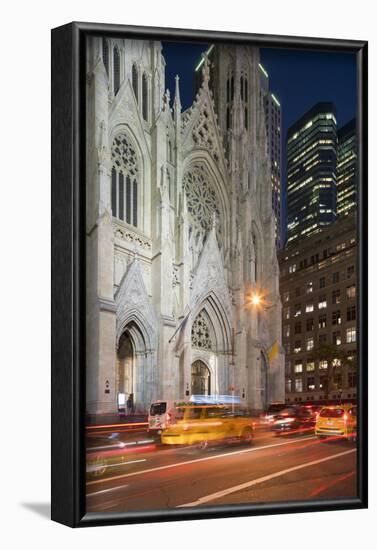 St. Patrick's Cathedral, 5th Avenue, Manhattan, New York-Rainer Mirau-Framed Photographic Print