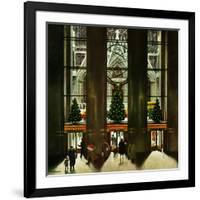 "St. Patrick's Cathedral at Christmas," December 3, 1949-John Falter-Framed Giclee Print