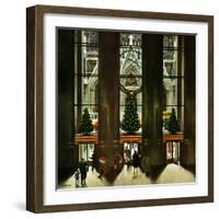 "St. Patrick's Cathedral at Christmas," December 3, 1949-John Falter-Framed Giclee Print