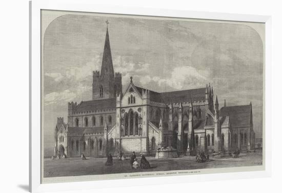 St Patrick's Cathedral, Dublin, Recently Restored-Frank Watkins-Framed Giclee Print