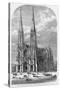 St. Patrick's Cathedral, Fifth Avenue, between Fiftieth and Fifty-First Streets, New York.-null-Stretched Canvas