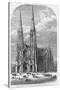 St. Patrick's Cathedral, Fifth Avenue, between Fiftieth and Fifty-First Streets, New York.-null-Stretched Canvas