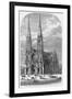 St. Patrick's Cathedral, Fifth Avenue, between Fiftieth and Fifty-First Streets, New York.-null-Framed Giclee Print