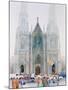 St. Patrick's Cathedral, New York, 1990-Myung-Bo Sim-Mounted Giclee Print