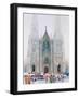 St. Patrick's Cathedral, New York, 1990-Myung-Bo Sim-Framed Giclee Print