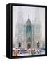 St. Patrick's Cathedral, New York, 1990-Myung-Bo Sim-Framed Stretched Canvas