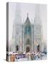 St. Patrick's Cathedral, New York, 1990-Myung-Bo Sim-Stretched Canvas