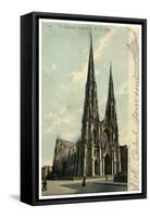 St Patrick's Cathedral, New York City, New York, USA, 1902-CC Langill-Framed Stretched Canvas