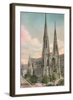 St. Patrick's Cathedral, New York City-null-Framed Art Print