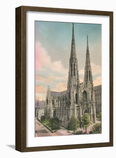 St. Patrick's Cathedral, New York City-null-Framed Art Print