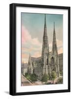 St. Patrick's Cathedral, New York City-null-Framed Art Print