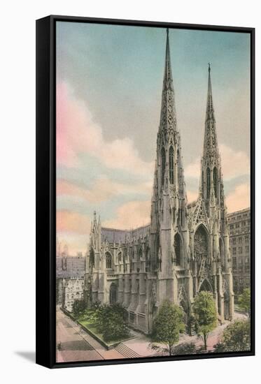 St. Patrick's Cathedral, New York City-null-Framed Stretched Canvas