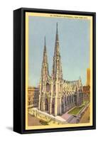 St. Patrick's Cathedral, New York City-null-Framed Stretched Canvas