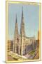 St. Patrick's Cathedral, New York City-null-Mounted Art Print