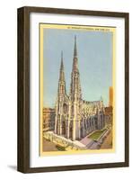 St. Patrick's Cathedral, New York City-null-Framed Art Print