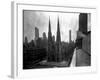 St. Patrick's Cathedral, Rooftop View-null-Framed Photographic Print