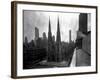 St. Patrick's Cathedral, Rooftop View-null-Framed Photographic Print