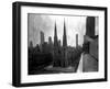 St. Patrick's Cathedral, Rooftop View-null-Framed Photographic Print