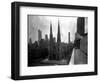 St. Patrick's Cathedral, Rooftop View-null-Framed Photographic Print