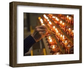 St Patrick's Cathedral.-Jon Hicks-Framed Photographic Print