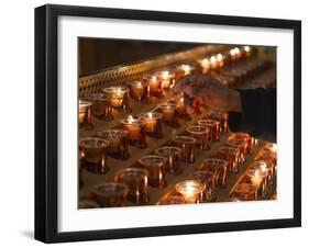 St Patrick's Cathedral.-Jon Hicks-Framed Photographic Print