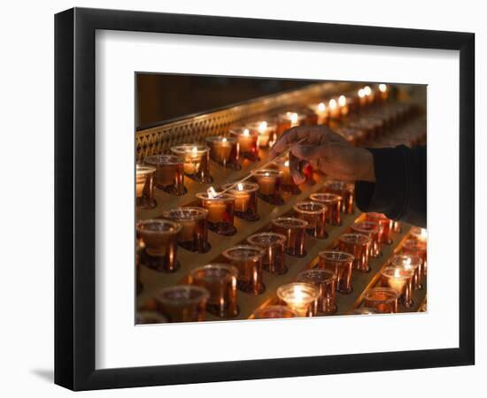 St Patrick's Cathedral.-Jon Hicks-Framed Photographic Print