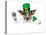 St. Patrick's Day Dog-Javier Brosch-Stretched Canvas