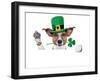 St. Patrick's Day Dog-Javier Brosch-Framed Photographic Print