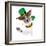 St. Patrick's Day Dog-Javier Brosch-Framed Photographic Print