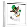 St. Patrick's Day Dog-Javier Brosch-Framed Photographic Print