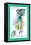 St. Patrick's Day Green-null-Framed Stretched Canvas