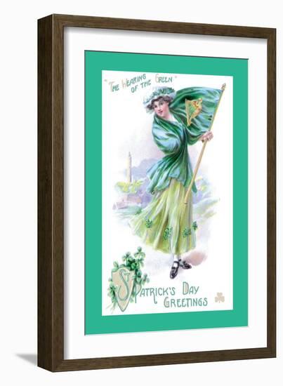 St. Patrick's Day Green-null-Framed Art Print
