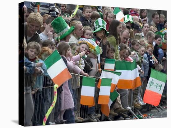 St. Patrick's Day Parade Celebrations, Dublin, Republic of Ireland (Eire)-Christian Kober-Stretched Canvas