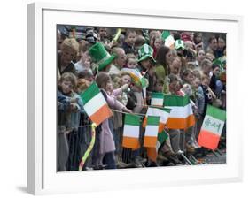 St. Patrick's Day Parade Celebrations, Dublin, Republic of Ireland (Eire)-Christian Kober-Framed Photographic Print