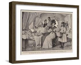 St Patrick's Day with the Wounded from the Front, in the Hospital at Pietermaritzburg-Robert Walker Macbeth-Framed Giclee Print