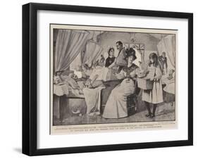 St Patrick's Day with the Wounded from the Front, in the Hospital at Pietermaritzburg-Robert Walker Macbeth-Framed Giclee Print