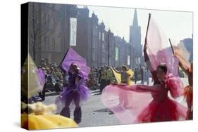 St. Patrick's Parade, Patrick Street, Dublin, County Dublin, Eire (Ireland)-Bruno Barbier-Stretched Canvas