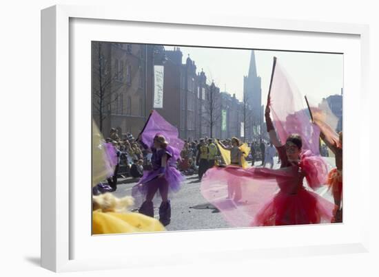 St. Patrick's Parade, Patrick Street, Dublin, County Dublin, Eire (Ireland)-Bruno Barbier-Framed Photographic Print