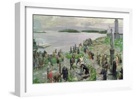 St Patrick's Purgatory, 1930-Sir John Lavery-Framed Giclee Print