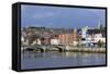 St. Patrick's Quay on the River Lee, Cork City, County Cork, Munster, Republic of Ireland, Europe-Richard Cummins-Framed Stretched Canvas